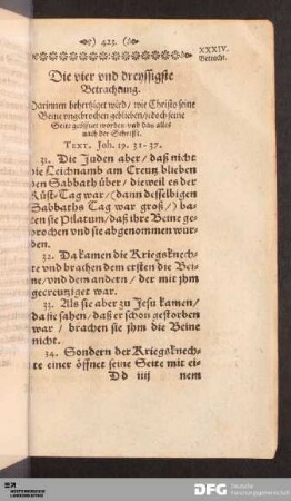 Die vier und dreyssigste Betrachtung [...].