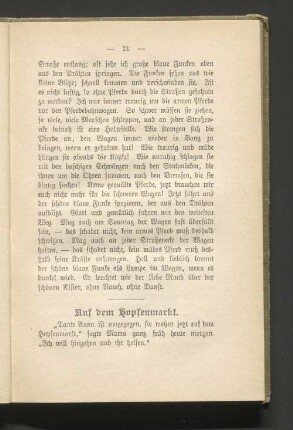 Auf dem Hopfenmarkt