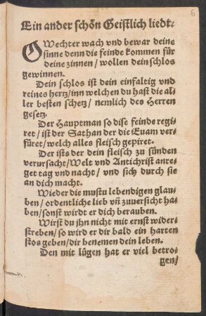 Ein ander schœn Geistlich liedt. ||