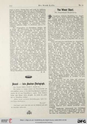 10: Von Wiener Kunst : die Hagenbund-Ausstellung