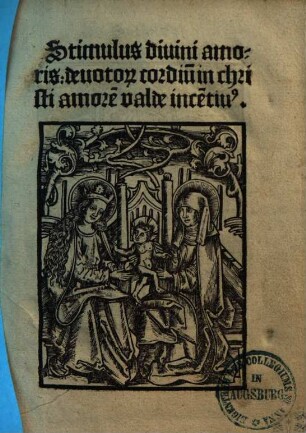 Stimulus divini amoris