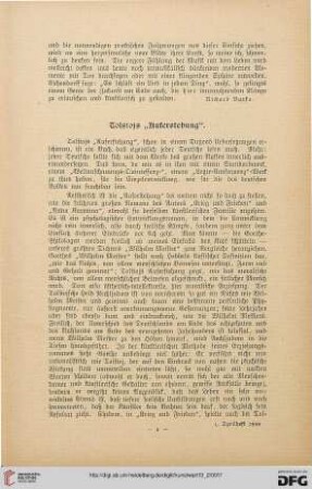 Tolstojs "Auferstehung"