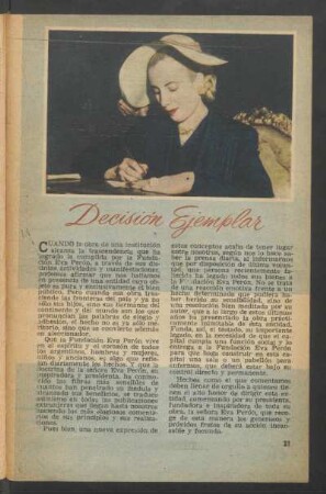 Decisión ejemplar