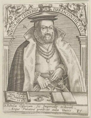 Bildnis des Nicolaus Cisnerus