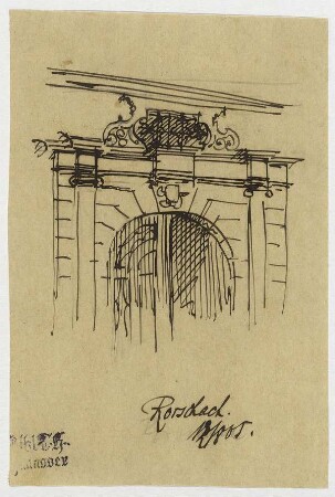 Gebäude in Rorschach, Portalgebälk