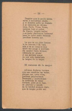 El corazón de la mujer