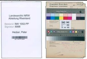 Entnazifizierung Peter Hecker , geb. 19.04.1880 (Kaufmann)