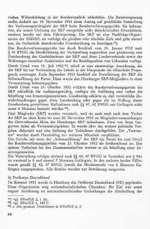b) Freikorps Deutschland