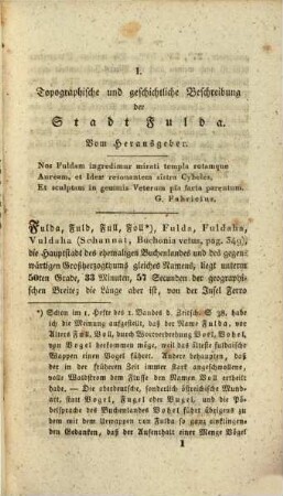 Buchonia : eine Zeitschrift für vaterländische Geschichte, Alterthumskunde, Geographie, Statistik u. Topographie, 4. 1829