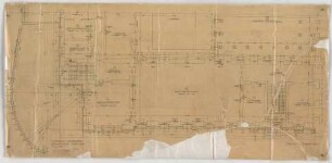 Thiersch, Friedrich von; Wiesbaden; Kurhaus - Grundriss EG Nordwest