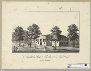 Ansicht des Soolen-Bades von Schw. Hall : von der Morgenseite