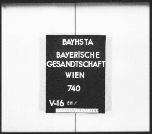 Berichte Duras' an Vieregg