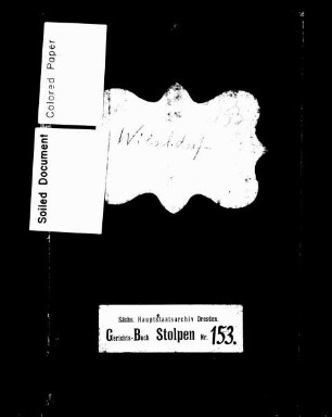 Konsensbuch von Wilschdorf (bei Stolpen)