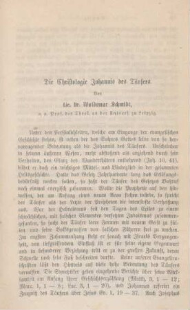 627-659 Die Christologie Johannes des Täufers