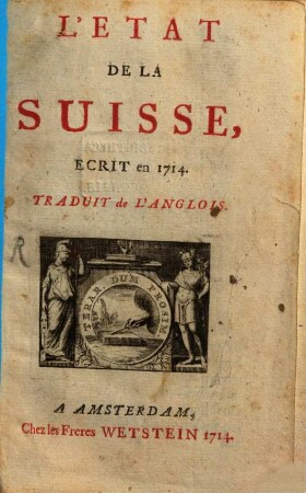 Etat de la Suisse
