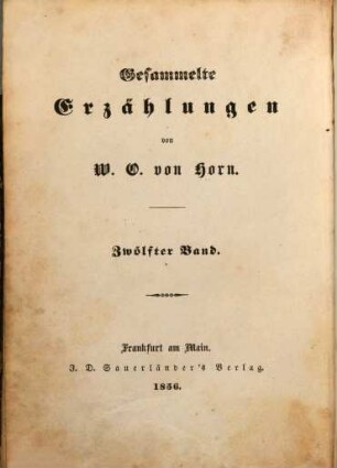 Gesammelte Erzählungen, 12