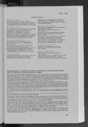 V.3 Studentenzahlen der Universität Hamburg im Wintersemseter 1996/97