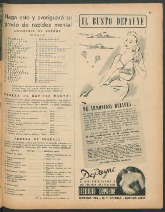 Haga esto averiguará su grado de rapidez mental : Cocktail de letras [y] Prueba de rapidez mental [y] Prueba de ingenio