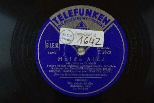 Holde Aida : aus: Aida / (G. Verdi)