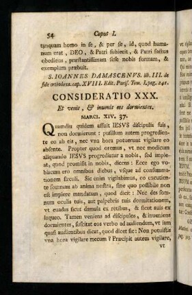 54-63, Consideratio XXX - XXXV