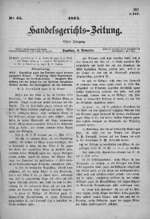 No. 45. 6. November 1875