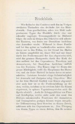 Rückblick.