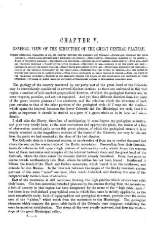 General view of the structure of the Great Central Plateau.