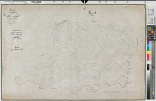 Salwey (Eslohe), Zusammenlegung Niedersalwey, Brouillonkarte 1 Bl. 7 Flur 6
