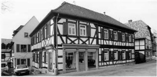 Fachwerkwohnhaus; Bad Homburg, Rathausstraße 8