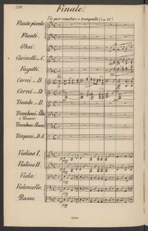 Finale. Un poco maestoso e tranquillo - Allegro