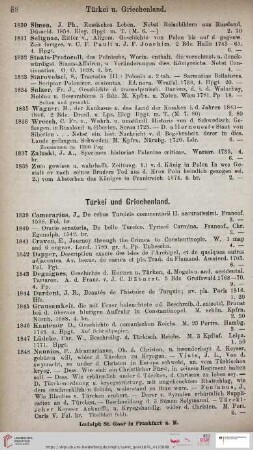 Türkei und Griechenland (Nr. 1839 - 1858)