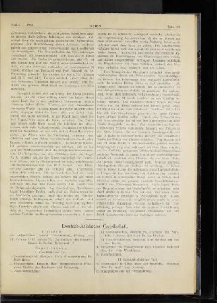 Deutsch-Asiatische Gesellschaft.