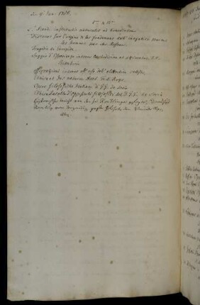 [Reskript vom 9.1.1756, nicht überliefert]