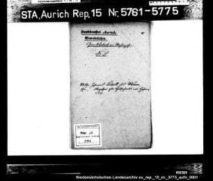 Hausierkonzessionen und -gesuche: Johannes Scholl aus Weener, Handel mit Hefe und Senf