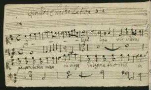 Aleph ego vir videns; S, bc; A-Dur