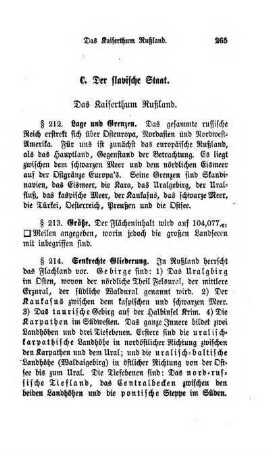 C. Der slavische Staat