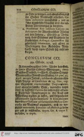 [Abschnitt 3 (Conclusum CCI – Conclusum CCC)]