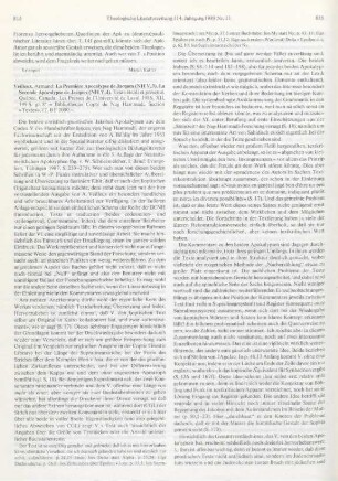 815-817 [Rezension] La première Apocalypse de Jacques