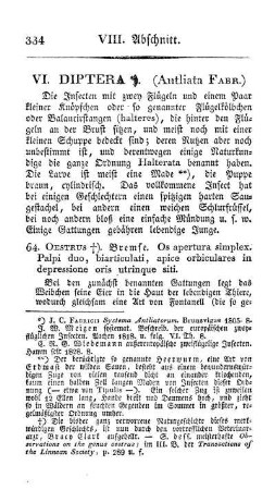 VI. Diptera (Antliata Fabr.)