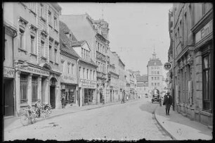 Borna. Reichsstraße mit Reichstor