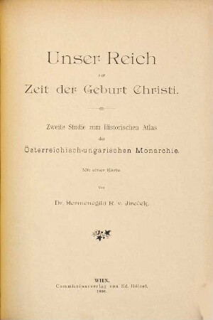 Studien zum historischen Atlas der Österreichisch-ungarischen Monarchie. 2