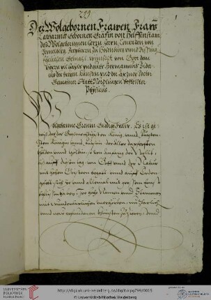 Widmungsbrief