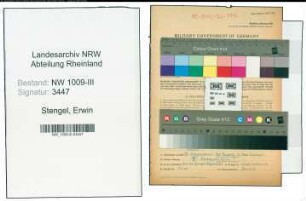 Entnazifizierung Erwin Stengel , geb. 28.01.1909 (Kaufm.Angestellter)