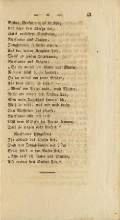 Romanze vom König von Aragon.