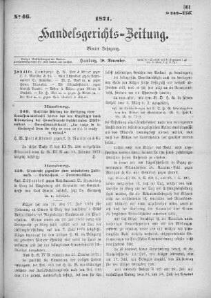 No. 46. 18. November 1871