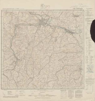5331 (alte Nr.: 3120) Ilmenau, Topographische Karte 1:25000 (4cm - Karte)