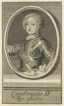 Bildnis des Ludovicus XV., Rex Galliae