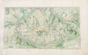 Truppenstellung der Reichsarmee zwischen Flehingen, Zaisenhausen und Bahnbrücken.