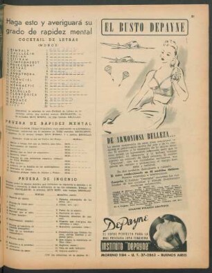 Haga esto averiguará su grado de rapidez mental : Cocktail de letras [y] Prueba de rapidez mental [y] Prueba de ingenio