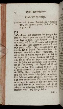 Siebente Predigt.